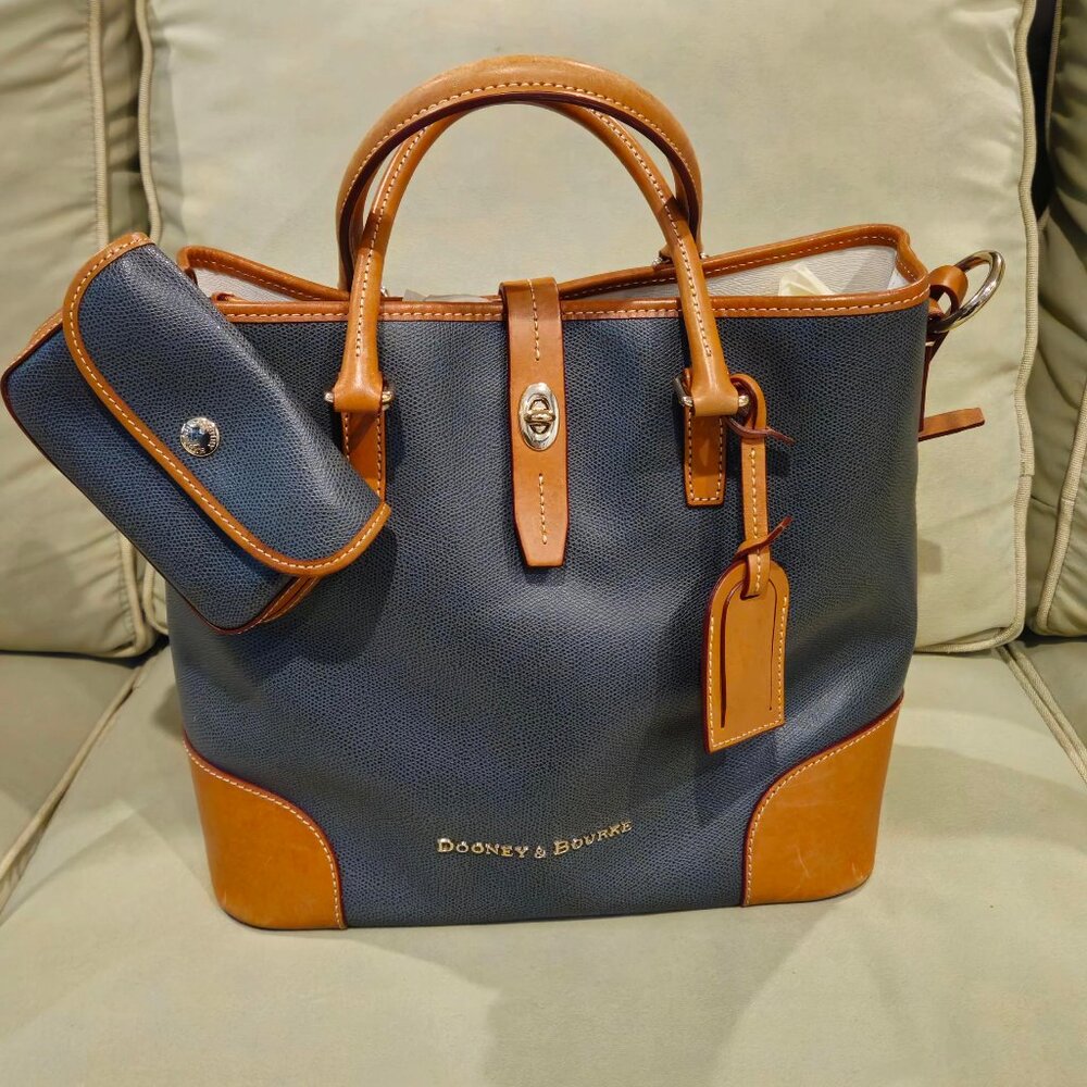 Dooney & Bourke Gray Large Shelby Shopper